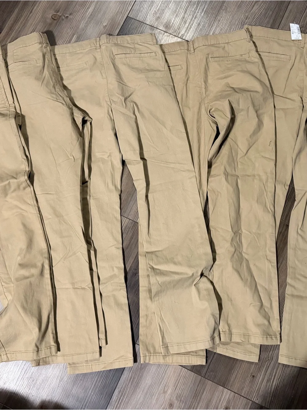 Boys size 16 nwt 5 pairs Stretch Chino Pants - Khaki